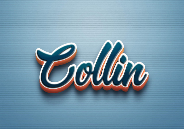 Free photo of Cursive Name DP: Collin