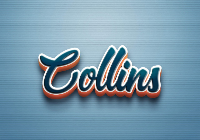 Free photo of Cursive Name DP: Collins