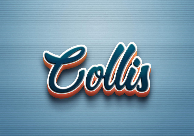 Free photo of Cursive Name DP: Collis