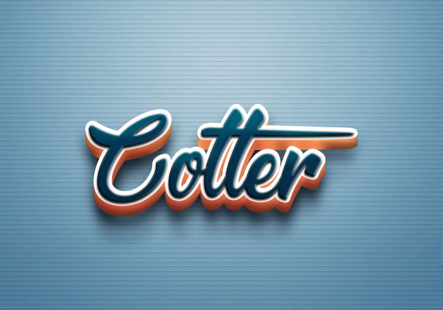 Free photo of Cursive Name DP: Colter