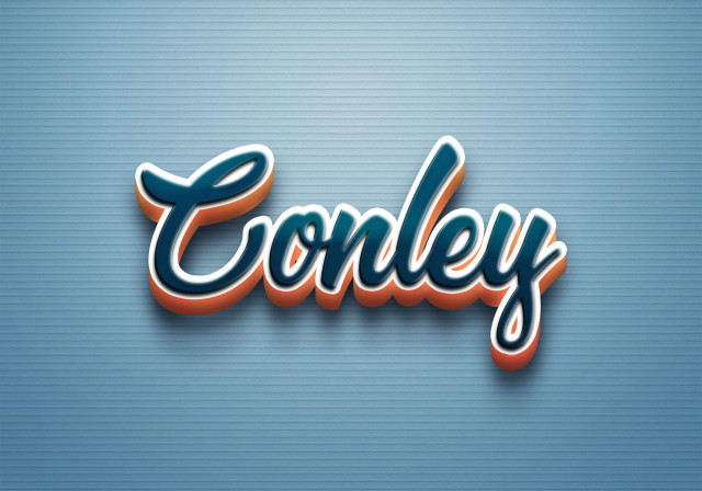 Free photo of Cursive Name DP: Conley