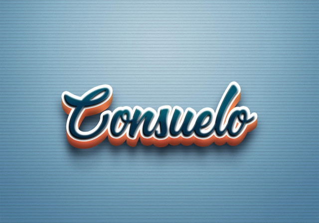 Free photo of Cursive Name DP: Consuelo