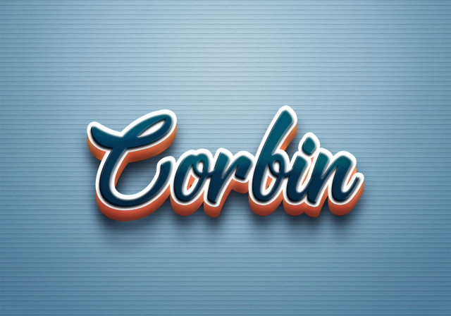 Free photo of Cursive Name DP: Corbin