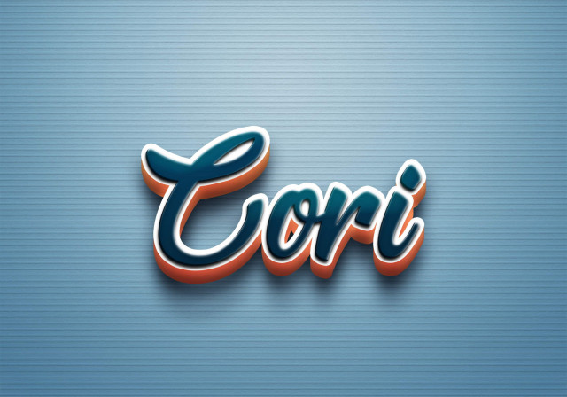 Free photo of Cursive Name DP: Cori