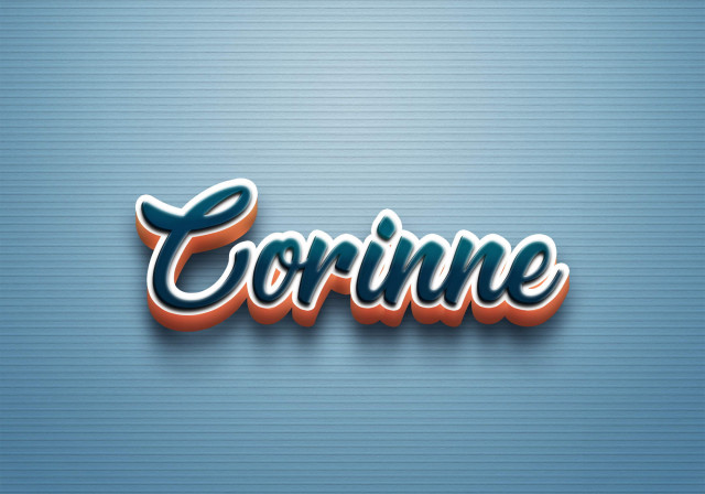 Free photo of Cursive Name DP: Corinne