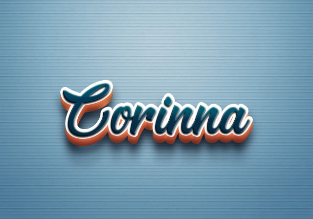 Free photo of Cursive Name DP: Corinna