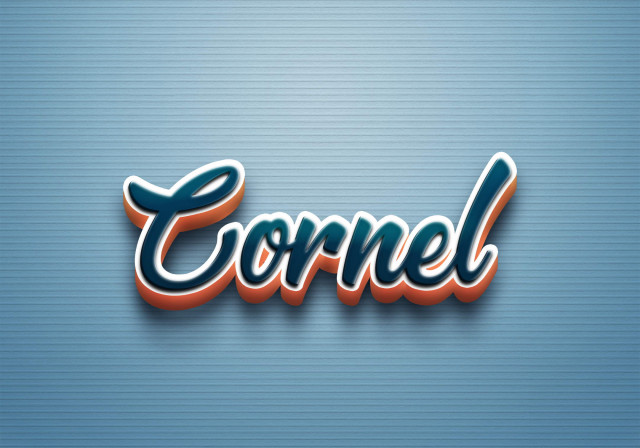 Free photo of Cursive Name DP: Cornel