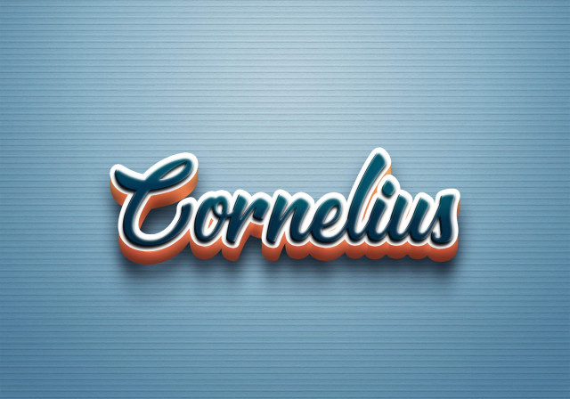 Free photo of Cursive Name DP: Cornelius