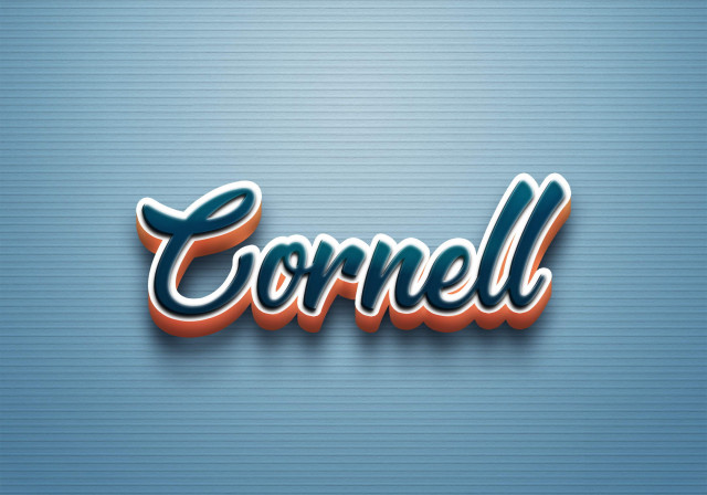 Free photo of Cursive Name DP: Cornell