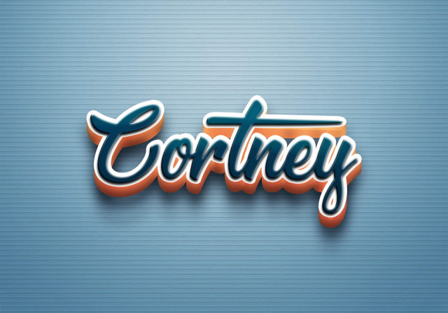 Free photo of Cursive Name DP: Cortney