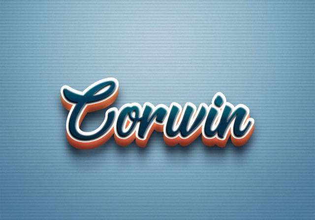 Free photo of Cursive Name DP: Corwin