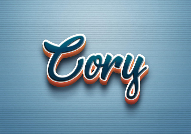 Free photo of Cursive Name DP: Cory