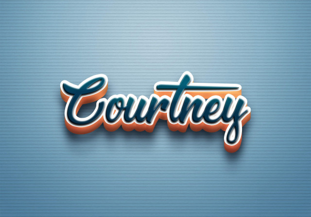 Free photo of Cursive Name DP: Courtney