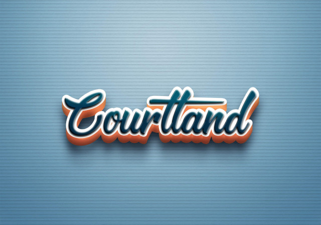 Free photo of Cursive Name DP: Courtland