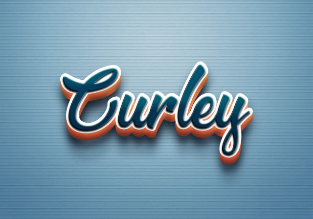 Free photo of Cursive Name DP: Curley
