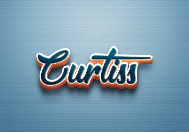 Free photo of Cursive Name DP: Curtiss
