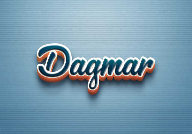 Free photo of Cursive Name DP: Dagmar
