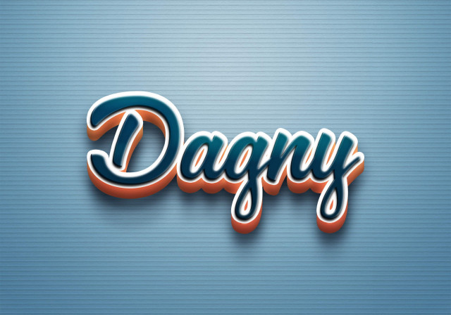 Free photo of Cursive Name DP: Dagny