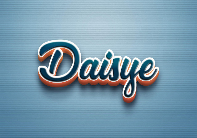 Free photo of Cursive Name DP: Daisye