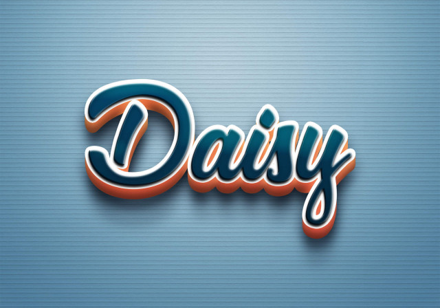 Free photo of Cursive Name DP: Daisy