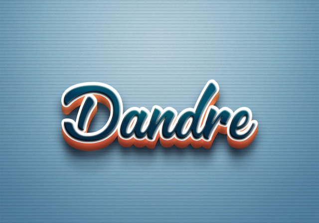 Free photo of Cursive Name DP: Dandre