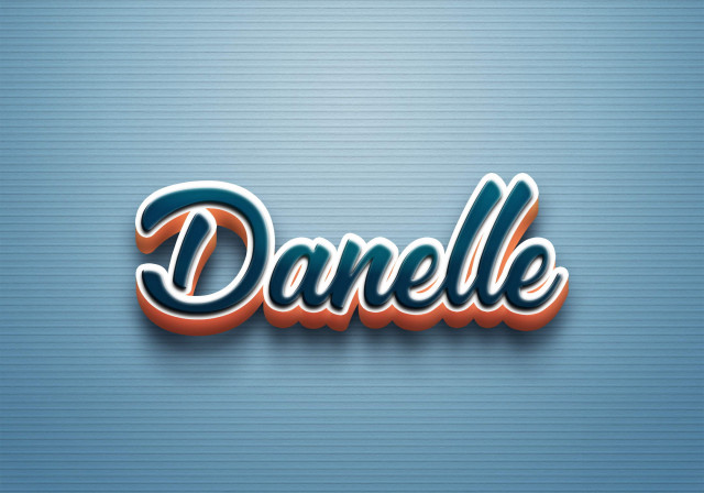 Free photo of Cursive Name DP: Danelle