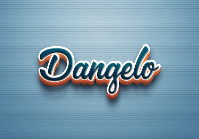 Free photo of Cursive Name DP: Dangelo