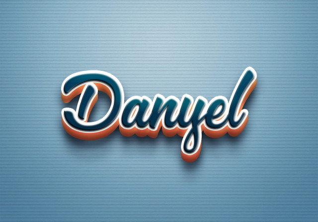 Free photo of Cursive Name DP: Danyel