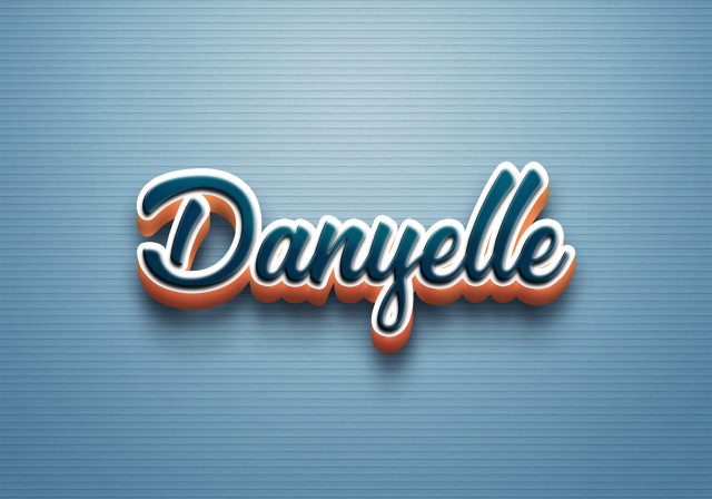 Free photo of Cursive Name DP: Danyelle