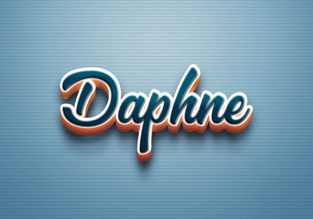 Free photo of Cursive Name DP: Daphne