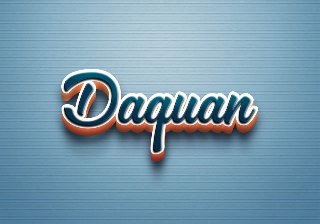 Free photo of Cursive Name DP: Daquan