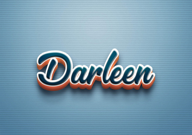 Free photo of Cursive Name DP: Darleen