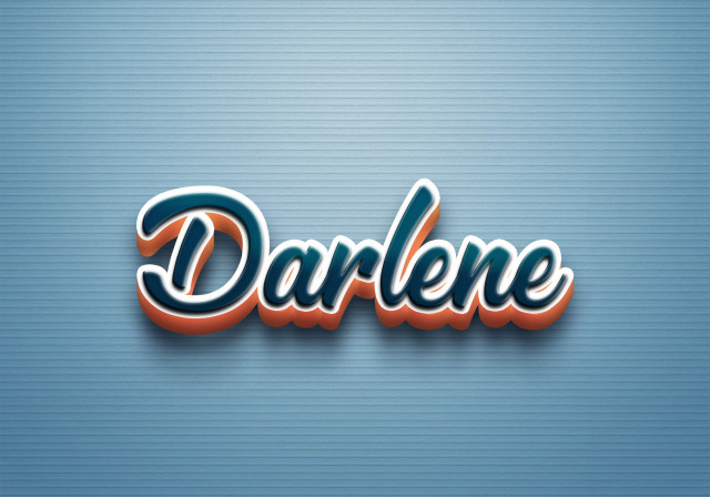 Free photo of Cursive Name DP: Darlene