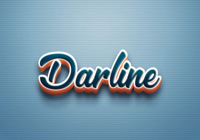 Free photo of Cursive Name DP: Darline