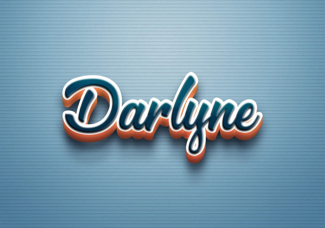 Free photo of Cursive Name DP: Darlyne