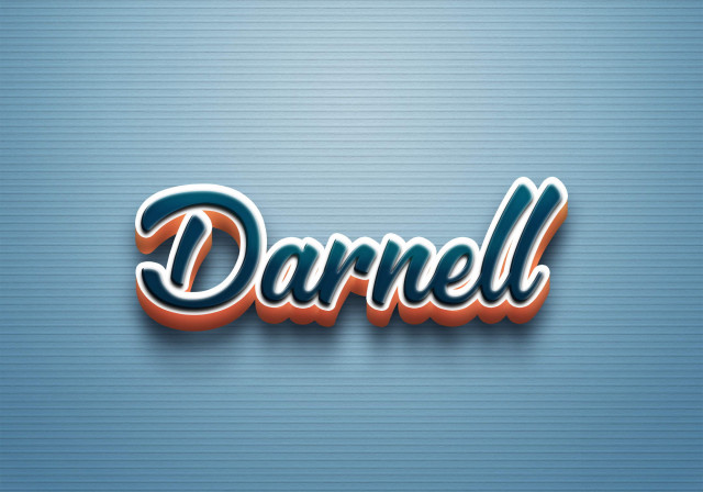 Free photo of Cursive Name DP: Darnell