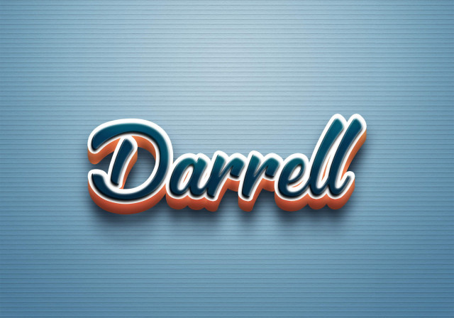 Free photo of Cursive Name DP: Darrell