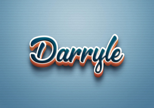 Free photo of Cursive Name DP: Darryle
