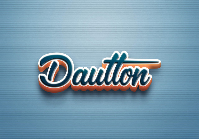 Free photo of Cursive Name DP: Daulton