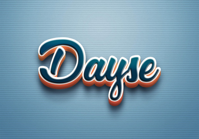 Free photo of Cursive Name DP: Dayse