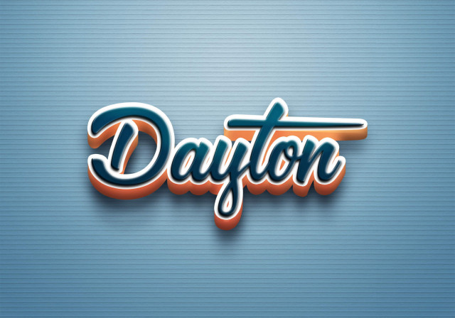 Free photo of Cursive Name DP: Dayton