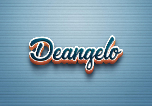 Free photo of Cursive Name DP: Deangelo