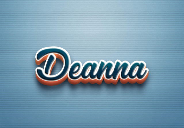 Free photo of Cursive Name DP: Deanna