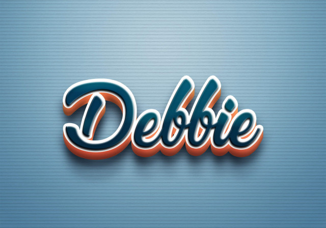 Free photo of Cursive Name DP: Debbie