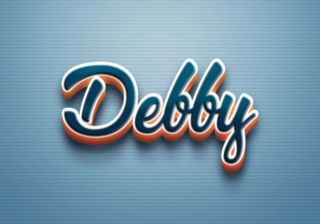 Free photo of Cursive Name DP: Debby