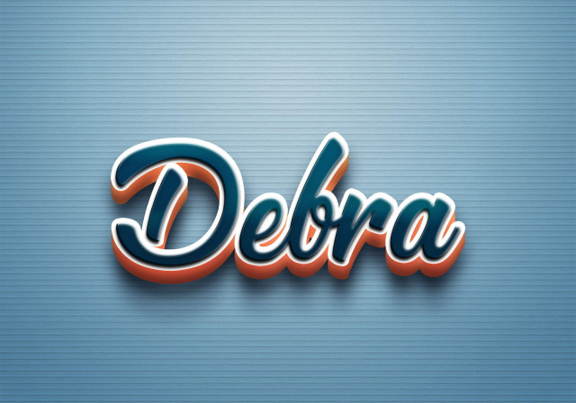 Free photo of Cursive Name DP: Debra