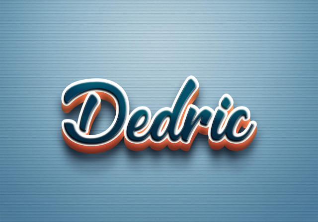 Free photo of Cursive Name DP: Dedric