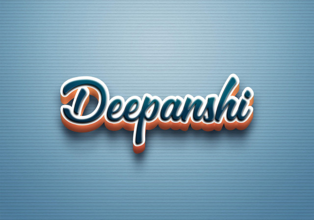 Free photo of Cursive Name DP: Deepanshi