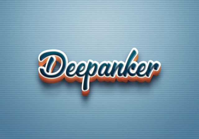 Free photo of Cursive Name DP: Deepanker