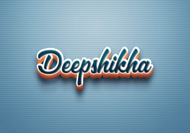 Free photo of Cursive Name DP: Deepshikha